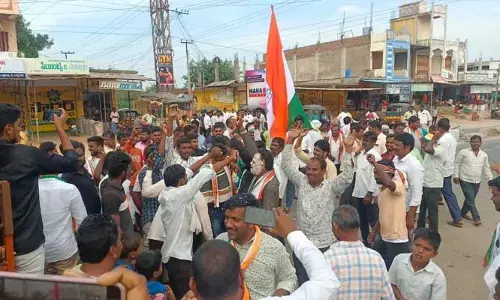చింతపల్లిలో కాంగ్రెస్ కార్యకర్తల విజయోత్సవం..