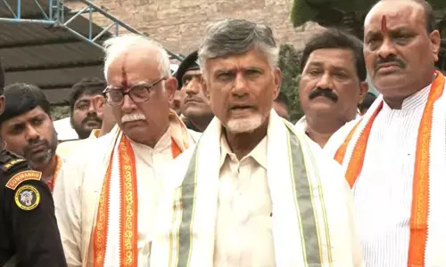 సింహాచలం దేవస్థానంలో చంద్రబాబు ప్రత్యేక పూజలు