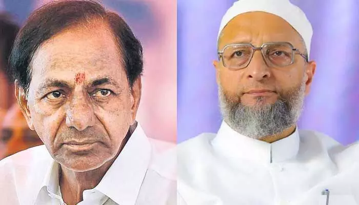 ఫలించని KCR స్లోగన్.. అసదుద్దీన్కు మైనార్టీల షాక్..! ఫలించని KCR స్లోగన్.. అసదుద్దీన్కు మైనార్టీల షాక్..!