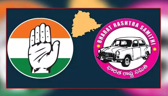 BRSకు మరో బిగ్ షాక్! కాంగ్రెస్తో టచ్లోకి డజన్ మంది ఎమ్మెల్సీలు BRSకు మరో బిగ్ షాక్! కాంగ్రెస్తో టచ్లోకి డజన్ మంది ఎమ్మెల్సీలు