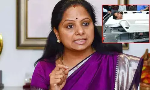 ఆస్పత్రిలో KCR.. కవిత రియాక్షన్ ఇదే..!