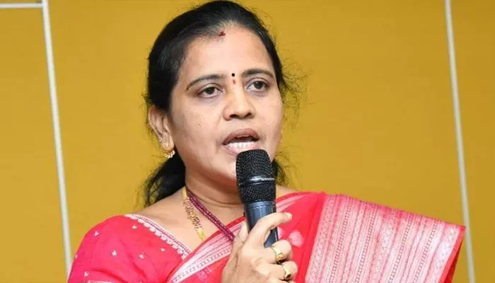 అంగన్వాడీలు, మహిళలు జగన్ రెడ్డిని గద్దె దింపడానికి మహాశక్తుల్లా మారబోతున్నారు: ఆచంట సునీత అంగన్వాడీలు, మహిళలు జగన్ రెడ్డిని గద్దె దింపడానికి మహాశక్తుల్లా మారబోతున్నారు: ఆచంట సునీత