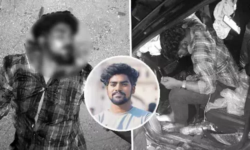 రోడ్డు ప్రమాదంలో యువకుడు దుర్మరణం