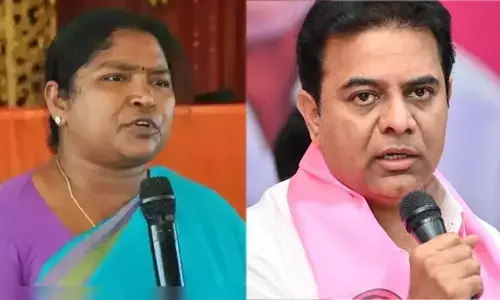 అదే ఆయన బాధ.. KTRపై మంత్రి సీతక్క సెటైర్లు