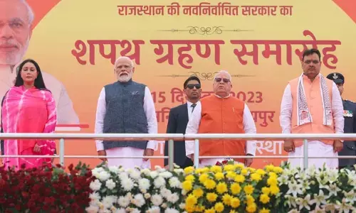 Rajasthan CM : రాజస్థాన్ కొత్త సీఎంగా భజన్‌లాల్‌ శర్మ ప్రమాణం..