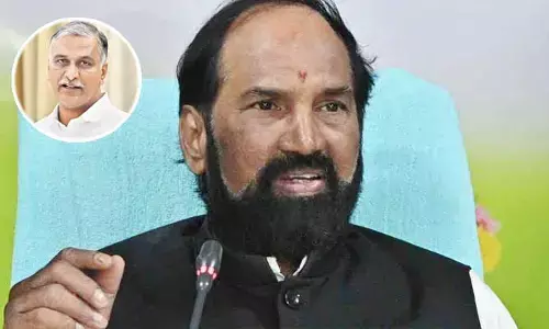 మంత్రి ఉత్తమ్ కుమార్ రెడ్డికి ఎమ్మెల్యే హరీశ్‌ రావు లేఖ