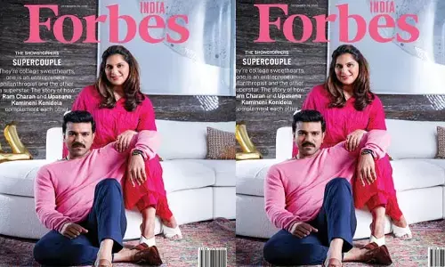 ‘ఫోర్బ్స్’ మ్యాగజైన్‌పై మెరిసిన రామ్‌చరణ్‌, ఉపాసన.. అట్రాక్టివ్ లుక్స్‌తో అదరగొట్టేశారు !