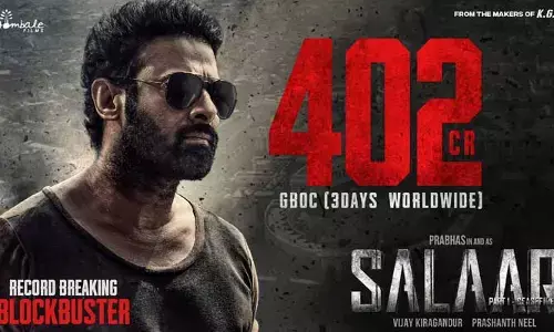మూడ్రోజుల్లో రూ.402 కోట్లు.. బాక్సాఫీస్‌ వద్ద ప్రభాస్ ఊచకోత
