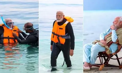 లక్షద్వీప్‌లో ప్రధాని మోడీ సాహసం.. సోషల్ మీడియాలో వైరల్ అవుతున్న ఫొటోలు