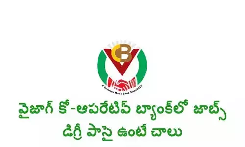 కో-ఆపరేటివ్ బ్యాంక్‌ ఉద్యోగాల భర్తీకి నోటిఫికేషన్.. వేతనం ఎంతో తెలుసా..