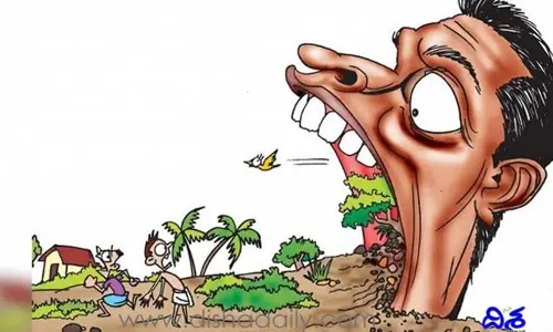 రైతుల భూమిపై డేగ కన్ను.. రెవెన్యూ అధికారులతో కుమ్మక్కైన ఓ రియల్ ఎస్టేట్ సంస్థ!