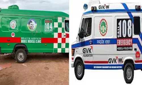 జగన్ కు భారీ షాక్.. సమ్మెకు పిలుపునిచ్చిన 108, 104 సిబ్బంది .