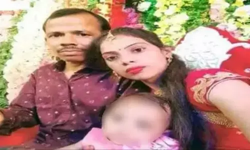 రా‘బంధువుల’ ఘాతుకం.. భార్య, భర్త, రెండేళ్ల బిడ్డ దారుణ హత్య