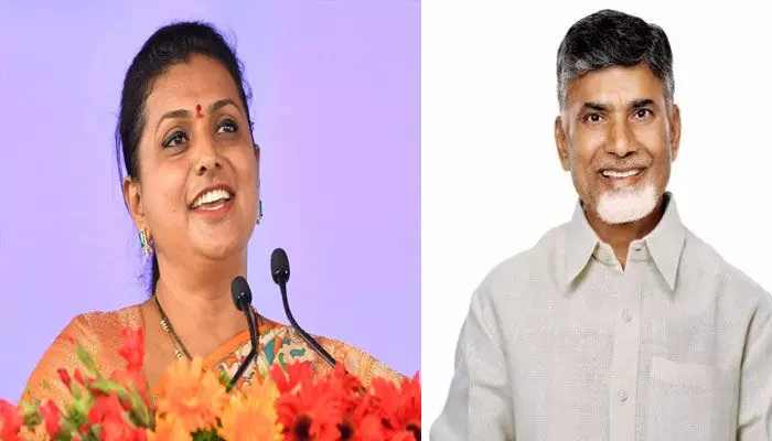 పార్టీ టికెట్లు అమ్ముకే వ్యక్తి టీడీపీ అధినేత..చంద్రబాబు పై రోజా ఫైర్ పార్టీ టికెట్లు అమ్ముకే వ్యక్తి టీడీపీ అధినేత..చంద్రబాబు పై రోజా ఫైర్
