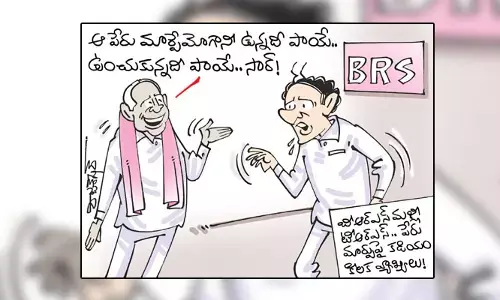 కార్టూన్: లోక్‌సభ ఎన్నికల వేళ హాట్ టాపిక్‌గా మారిన బీఆర్ఎస్ పేరు మార్పు (12-01-2024)