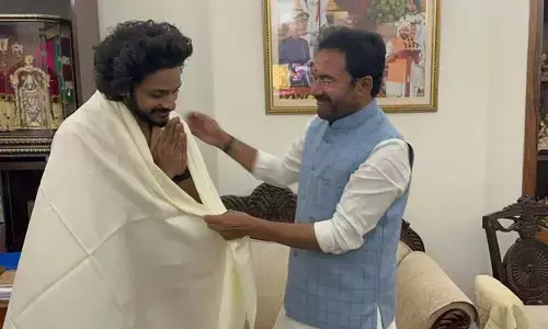 హనుమాన్ హీరో తేజను సన్మానించిన కేంద్ర మంత్రి కిషన్ రెడ్డి