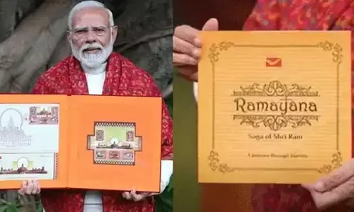 అయోధ్య రామ మందిరంపై తపాలా స్టాంపులు.. ఆవిష్కరించిన ప్రధాని