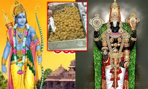 రామయ్యకు వెంకన్న లడ్డూలు.. ప్రత్యేక విమానంలో అయోధ్యకు తరలింపు