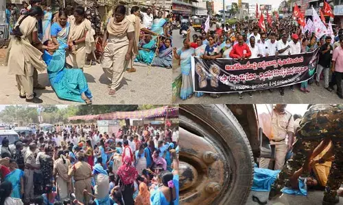 Breaking: ఆంధ్రాలో ఆగని అంగన్వాడీల వార్.. ఈడ్చుకెళ్లిన పోలీసులు