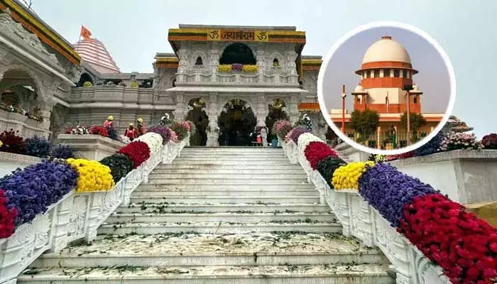 అయోధ్య లైవ్ బ్యాన్ చేయాలని సర్కార్ ఆదేశం.. సుప్రీంకోర్టు రియాక్షన్ ఇదే! అయోధ్య లైవ్ బ్యాన్ చేయాలని సర్కార్ ఆదేశం.. సుప్రీంకోర్టు రియాక్షన్ ఇదే!