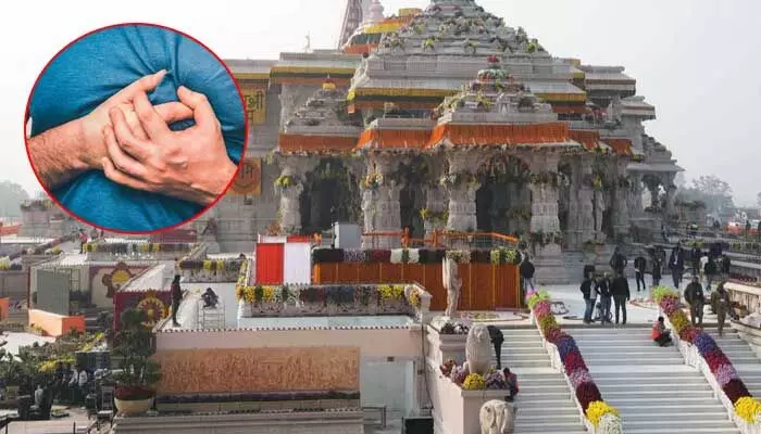 ప్రాణ ప్రతిష్ట కార్యక్రమంలో వ్యక్తికి గుండెపోటు.. వైమానిక దళం స్పీడ్గా రియాక్ట్ అవడంతో.. ప్రాణ ప్రతిష్ట కార్యక్రమంలో వ్యక్తికి గుండెపోటు.. వైమానిక దళం స్పీడ్గా రియాక్ట్ అవడంతో..