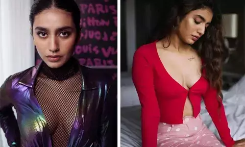 లో దుస్తులు లేకుండా.. ప్రియా ప్రకాష్ హాట్ లుక్స్