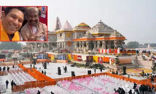 అయోధ్య రామ మందిర ప్రాణ ప్రతిష్టలో సచిన్, రజనీకాంత్ నవ్వులు (వీడియో)