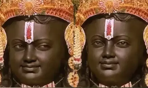 అయోధ్యలో కళ్లు కదిపిన రాంలల్లా విగ్రహం.. వీడియో వైరల్