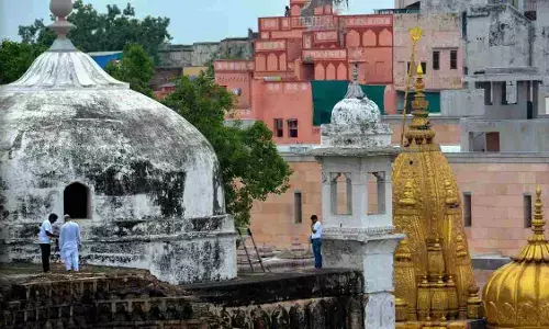 జ్ఞానవాపి మసీదు ప్రాంగణంలో 55 దేవతా విగ్రహాలు