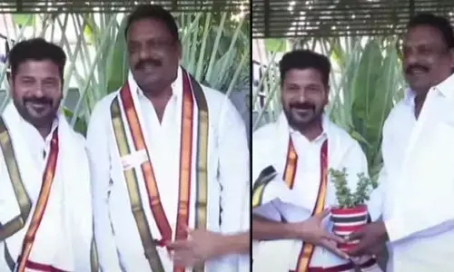 సీఎం రేవంత్ రెడ్డితో BRS ఎమ్మెల్యే ప్రకాశ్ గౌడ్ భేటీ