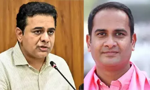 ఎలిమినేటి సందీప్ రెడ్డికి మాజీ మంత్రి కేటీఆర్ ఫోన్