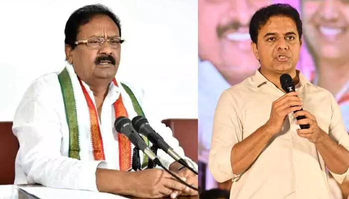 తెలంగాణలో మైనార్టీ మినిస్టర్ లేడన్న కేటీఆర్.. స్ట్రాంగ్గా కౌంటర్ ఇచ్చిన షబ్బీర్ అలీ తెలంగాణలో మైనార్టీ మినిస్టర్ లేడన్న కేటీఆర్.. స్ట్రాంగ్గా కౌంటర్ ఇచ్చిన షబ్బీర్ అలీ