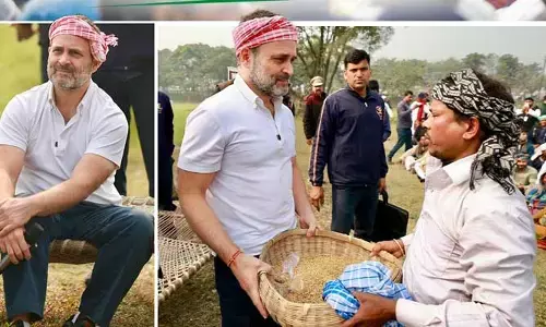 కిసాన్ కి బాత్.. రైతులతో రాహుల్ మాట ముచ్చట