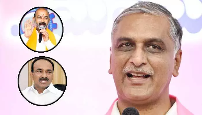 ఈటల, బండి సంజయ్ ఓటమిపై హరీష్ రావు సీరియస్ కామెంట్స్ ఈటల, బండి సంజయ్ ఓటమిపై హరీష్ రావు సీరియస్ కామెంట్స్