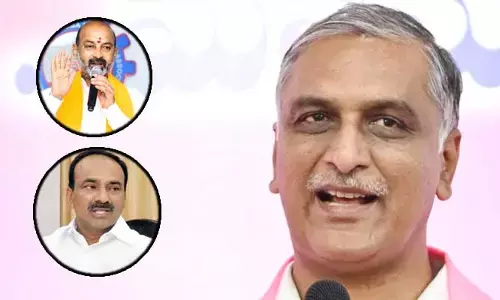 ఈటల, బండి సంజయ్‌ ఓటమిపై హరీష్ రావు సీరియస్ కామెంట్స్