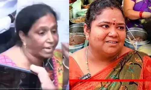 కుమారి ఆంటీ విషయంలో.. మీడియాను ఉతికారేసిన సామన్య మహిళ (వీడియో వైరల్)