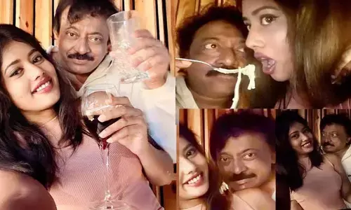 లైఫ్ అంటే ఆర్జీవీ మామదేరా.. అమ్మాయితో మందేస్తూ ఎంజాయ్ చేస్తోన్న పోస్ట్ వైరల్