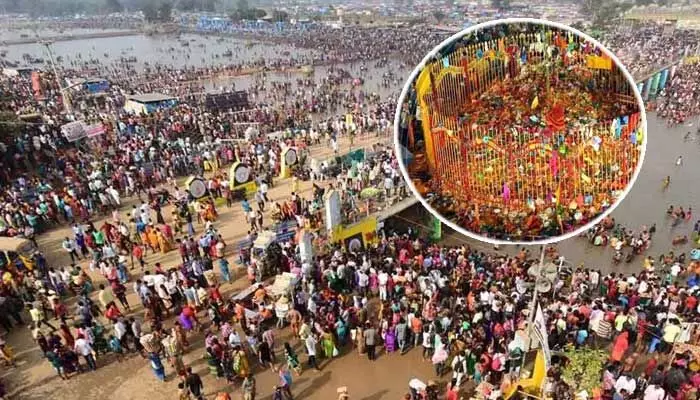 మేడారం వెళ్లే భక్తులకు తెలంగాణ ప్రభుత్వం శుభవార్త మేడారం వెళ్లే భక్తులకు తెలంగాణ ప్రభుత్వం శుభవార్త