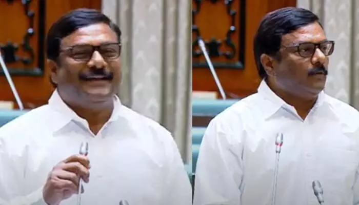 అసెంబ్లీలో బీజేపీ ఎమ్మెల్యే టంగ్ స్లిప్.. ఏకంగా సీఎంనే..! అసెంబ్లీలో బీజేపీ ఎమ్మెల్యే టంగ్ స్లిప్.. ఏకంగా సీఎంనే..!