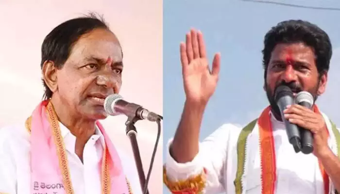 కేసీఆర్.. నా వెంట్రుక కూడా పీకలేవు.. రేవంత్ రెడ్డి ఘాటు వ్యాఖ్యలు కేసీఆర్.. నా వెంట్రుక కూడా పీకలేవు.. రేవంత్ రెడ్డి ఘాటు వ్యాఖ్యలు