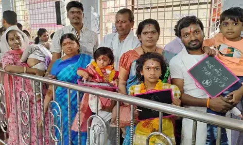 BREAKING: ఘనంగా వసంత పంచమి వేడుకలు.. భక్తులతో కిటకిటలాడుతున్న బాసర సరస్వతి ఆలయం