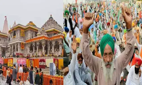 రాముడు వర్సెస్ రైతులు.. బీజేపీ, కాంగ్రెస్ మధ్య పొలిటికల్ ఫైట్