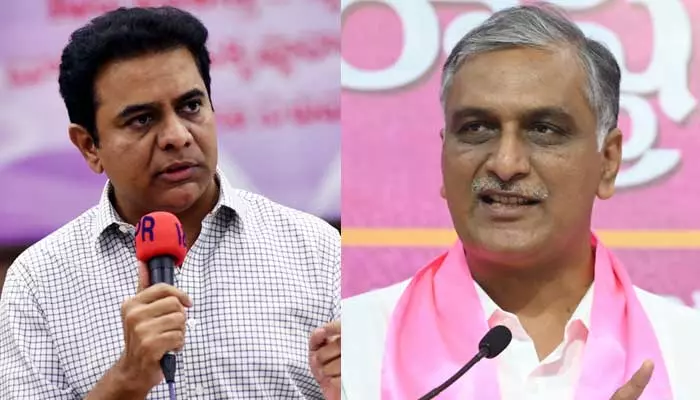 BREAKING: ఎమ్మెల్సీ కవిత నివాసానికి  KTR, హరీష్ రావు.. ఇంట్లోకి అనుమతించని ఈడీ