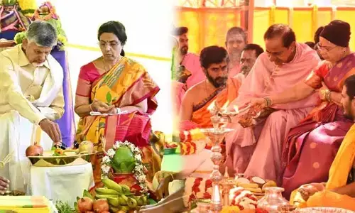 కేసీఆర్ బాటలో చంద్రబాబు? రాజ శ్యామల యాగం.. సీఎం పదవి కోసం హోమాలా?