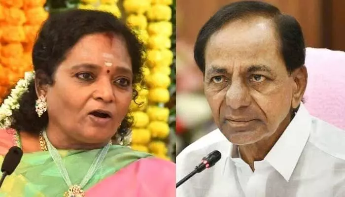 కేసీఆర్కు గవర్నర్ తమిళి సై బర్త్ డే విషెస్ కేసీఆర్కు గవర్నర్ తమిళి సై బర్త్ డే విషెస్