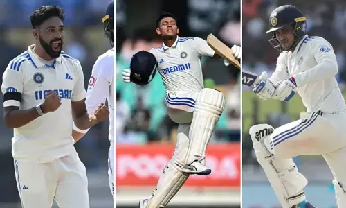 కుర్రాళ్లు బాబోయ్ !.. మూడో టెస్టులో అదరగొడుతున్న యువ ఆటగాళ్లు