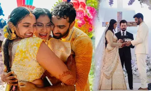 నిన్న హల్దీ ఫంక్షన్.. నేడు క్రిస్టియన్ పద్దతిలో పెళ్లి! రాజస్థాన్‌లో వైఎస్ రాజారెడ్డి వివాహ వేడుకలు