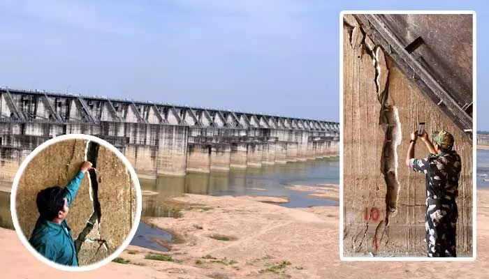 ఎందుకూ పనికిరాని ప్రాజెక్టుగా కాళేశ్వరం.. రిపేర్లు చేసినా ఫంక్షనింగ్ డౌటే..! ఎందుకూ పనికిరాని ప్రాజెక్టుగా కాళేశ్వరం.. రిపేర్లు చేసినా ఫంక్షనింగ్ డౌటే..!