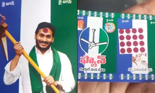 బొట్టు బిళ్లల ప్రచారం! వైసీపీ పిచ్చి పీక్స్ అంటున్న టీడీపీ