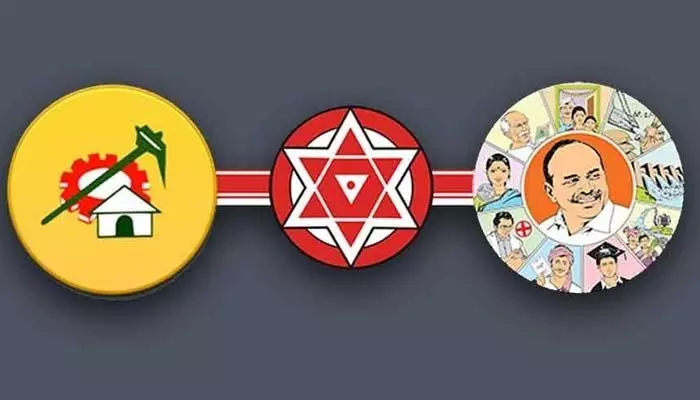 YSRCP: టీడీపీ, జనసేన రెబల్స్పై వైసీపీ ఫోకస్.. కుదిరితే వారికి ఆ ఆఫర్! YSRCP: టీడీపీ, జనసేన రెబల్స్పై వైసీపీ ఫోకస్.. కుదిరితే వారికి ఆ ఆఫర్!